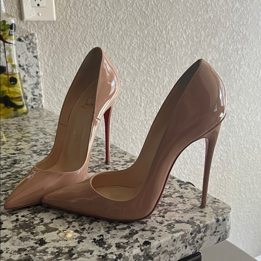Christian Louboutin Blush Pink Stiletto Heels